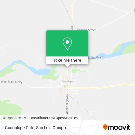 Guadalupe Cafe map