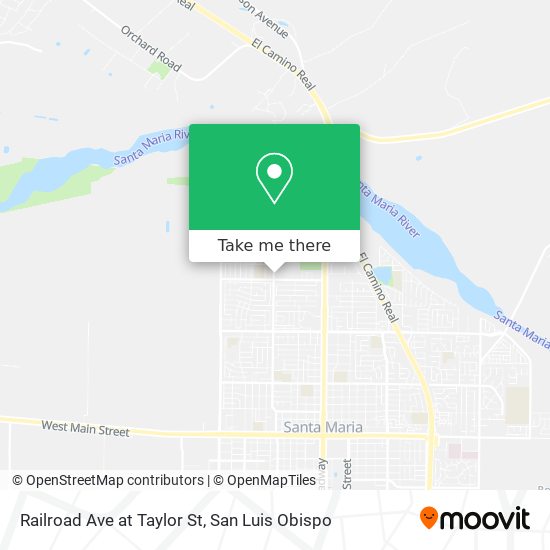 Railroad Ave at Taylor St map