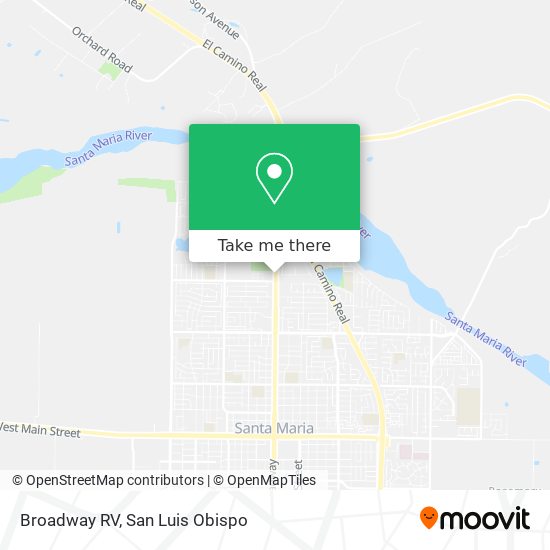 Mapa de Broadway RV