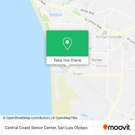 Mapa de Central Coast Senior Center