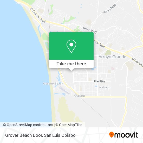 Grover Beach Door map