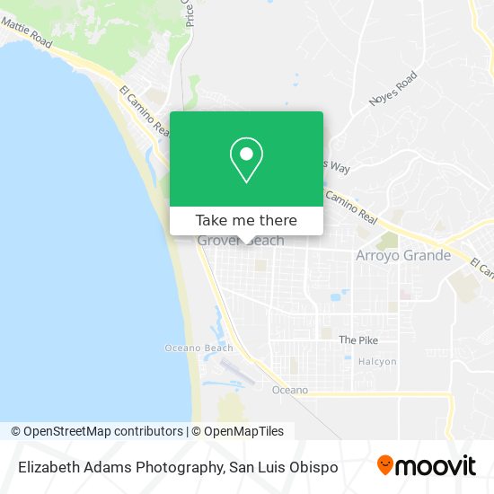 Elizabeth Adams Photography map