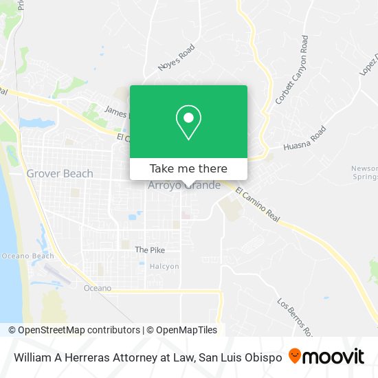 William A Herreras Attorney at Law map