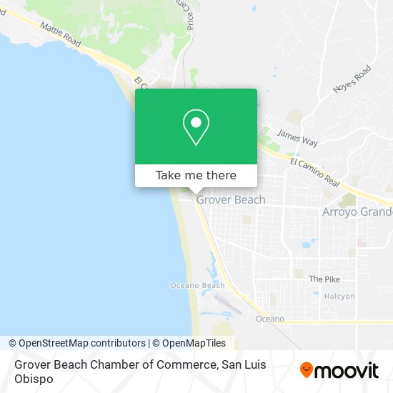 Grover Beach Chamber of Commerce map