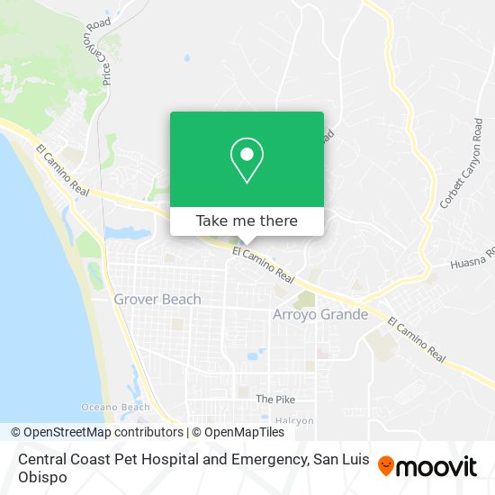 Mapa de Central Coast Pet Hospital and Emergency