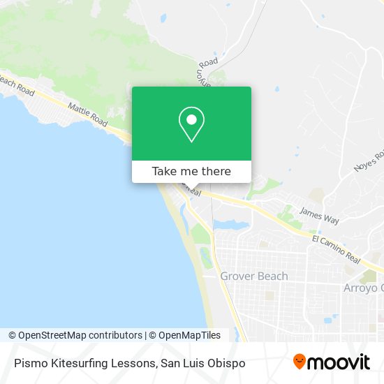 Mapa de Pismo Kitesurfing Lessons