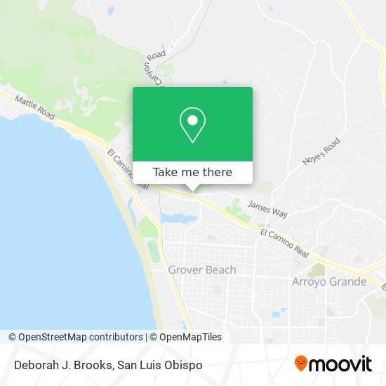 Deborah J. Brooks map