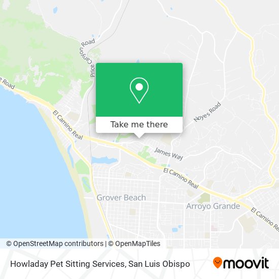 Mapa de Howladay Pet Sitting Services