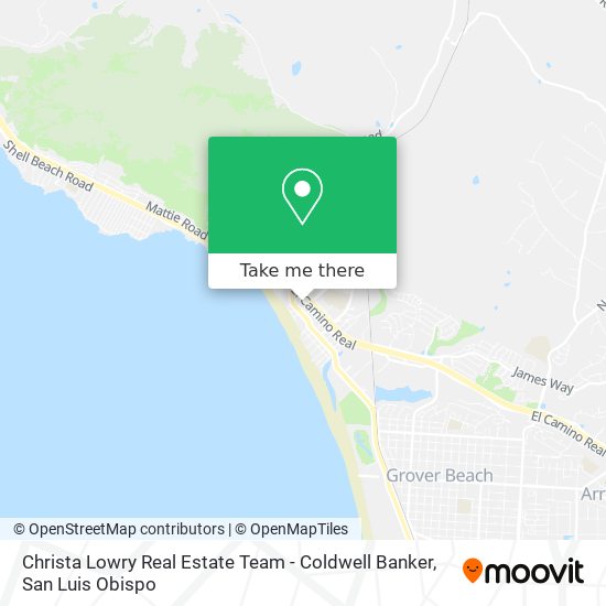 Christa Lowry Real Estate Team - Coldwell Banker map