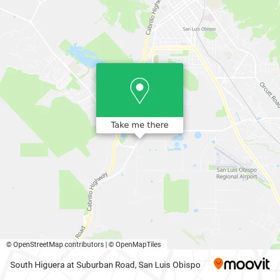Mapa de South Higuera at Suburban Road
