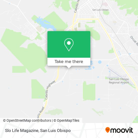 Slo Life Magazine map