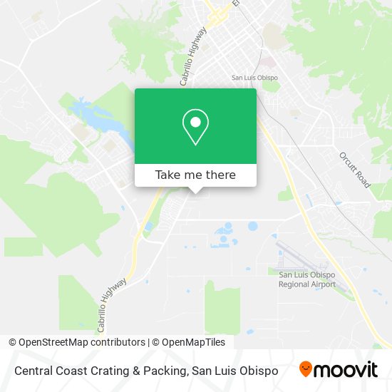 Central Coast Crating & Packing map