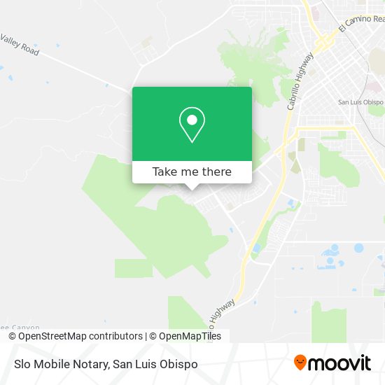 Slo Mobile Notary map