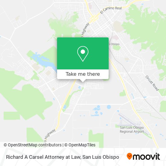 Richard A Carsel Attorney at Law map