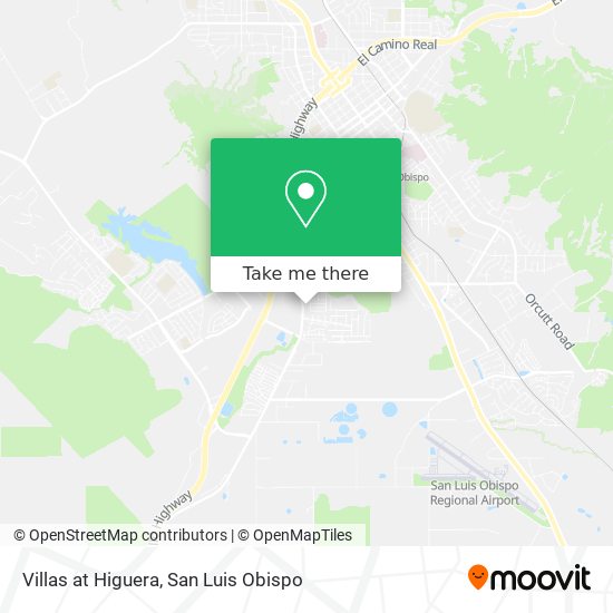 Villas at Higuera map