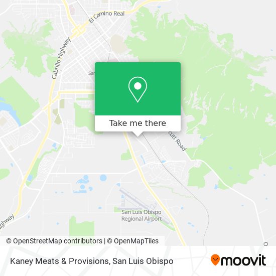 Kaney Meats & Provisions map