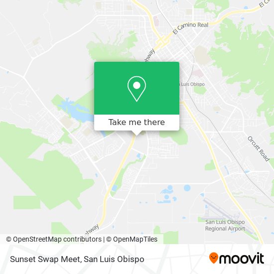 Sunset Swap Meet map