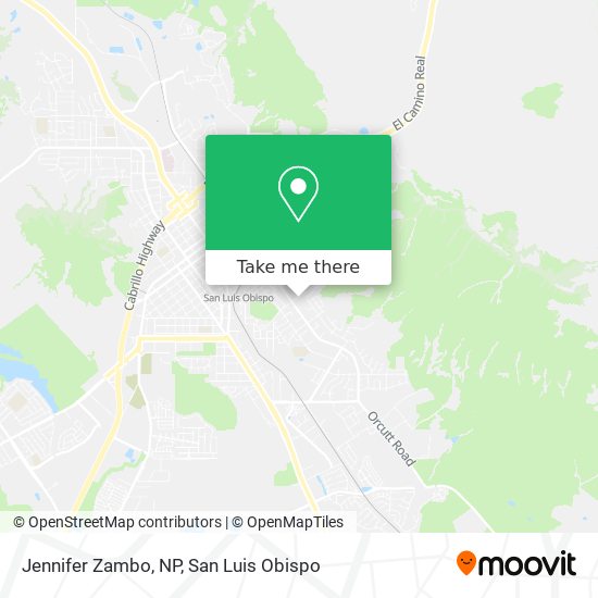 Mapa de Jennifer Zambo, NP