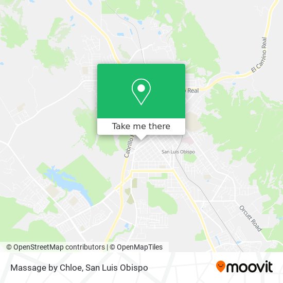 Mapa de Massage by Chloe