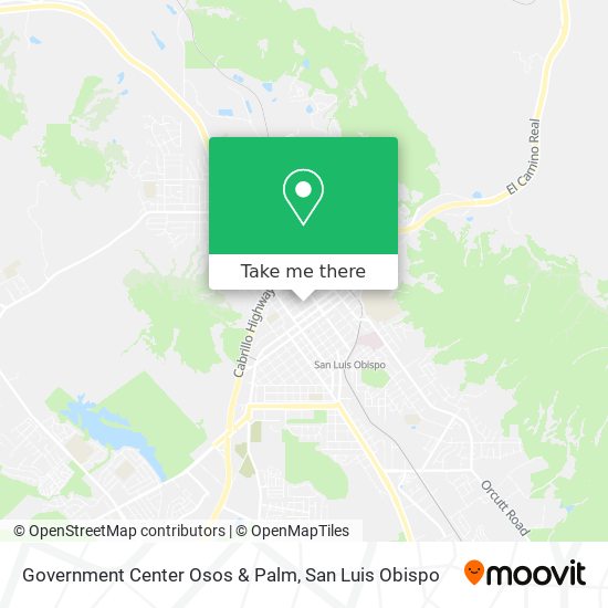 Mapa de Government Center Osos & Palm