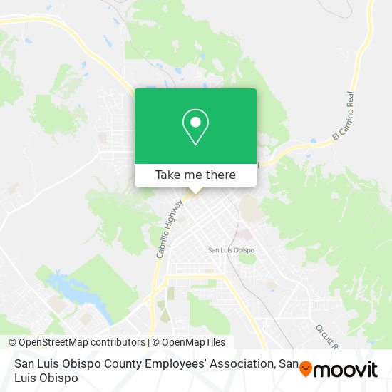 San Luis Obispo County Employees' Association map