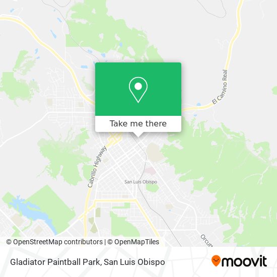 Gladiator Paintball Park map