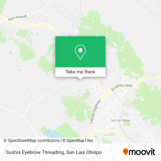 Mapa de Sushis Eyebrow Threading