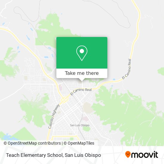 Mapa de Teach Elementary School