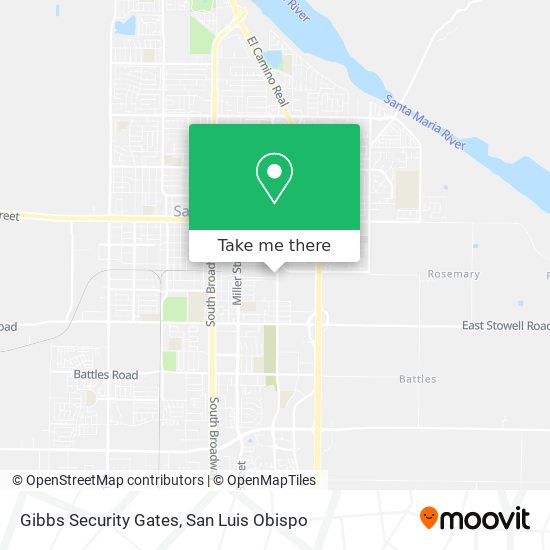 Gibbs Security Gates map