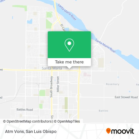 Mapa de Atm Vons