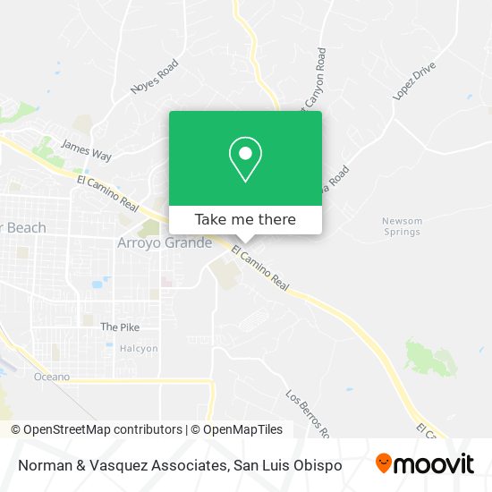 Norman & Vasquez Associates map
