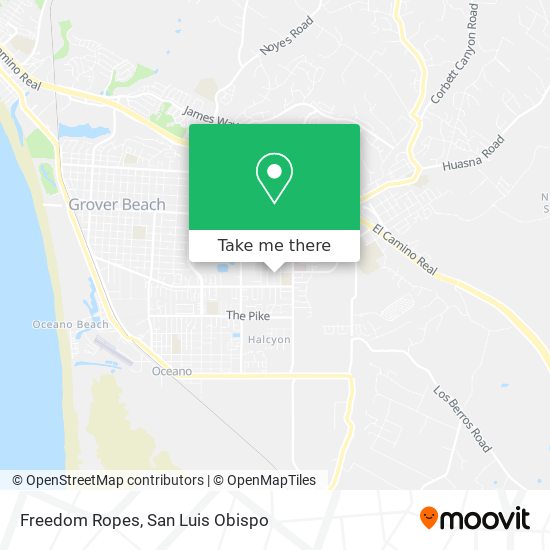 Mapa de Freedom Ropes