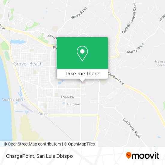 ChargePoint map