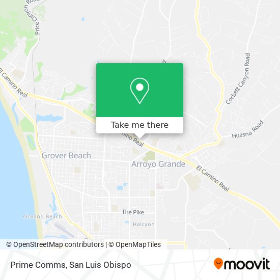Mapa de Prime Comms