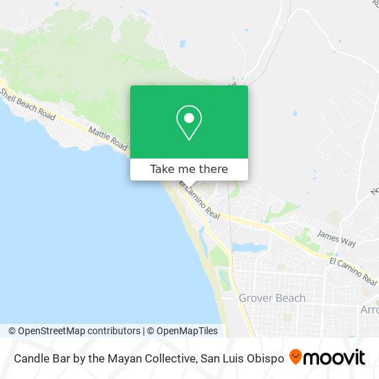 Candle Bar by the Mayan Collective map