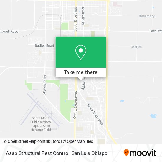 Asap Structural Pest Control map