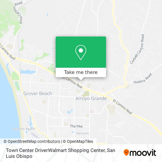 Town Center DriverWalmart Shopping Center map