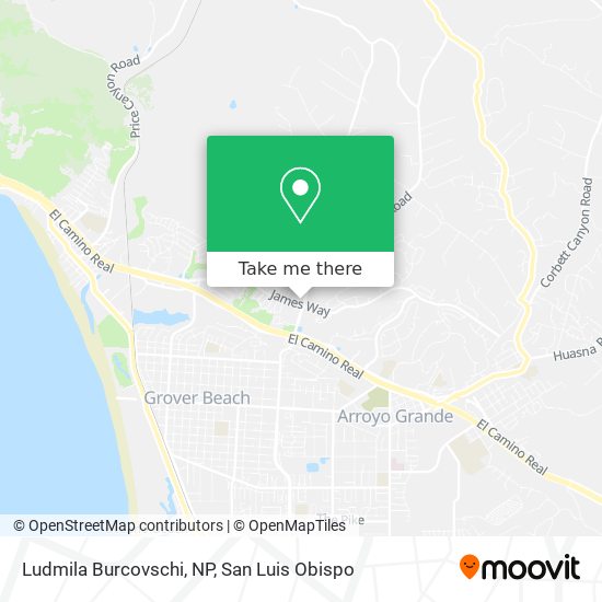 Mapa de Ludmila Burcovschi, NP