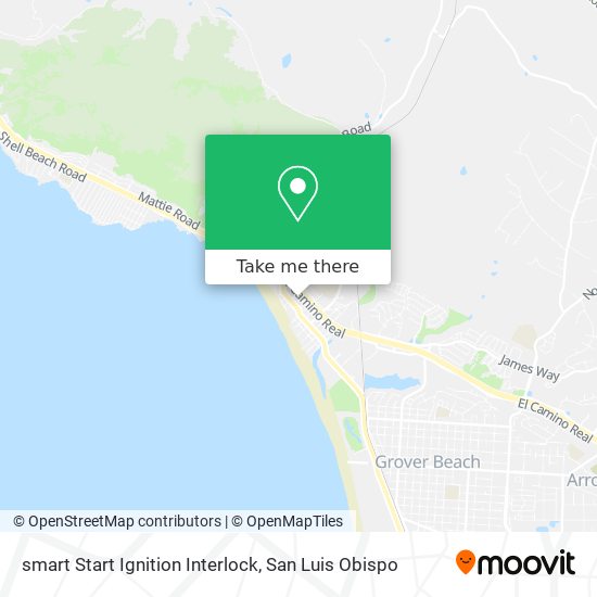 Mapa de smart Start Ignition Interlock