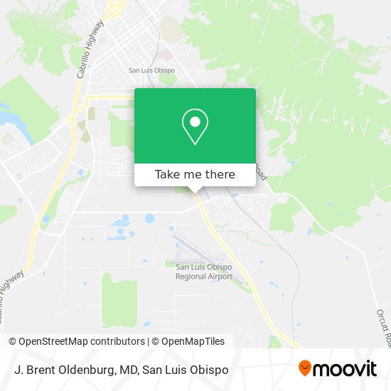 J. Brent Oldenburg, MD map