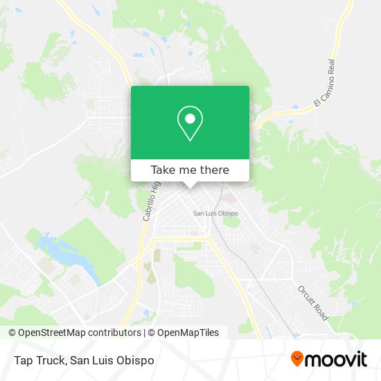 Tap Truck map