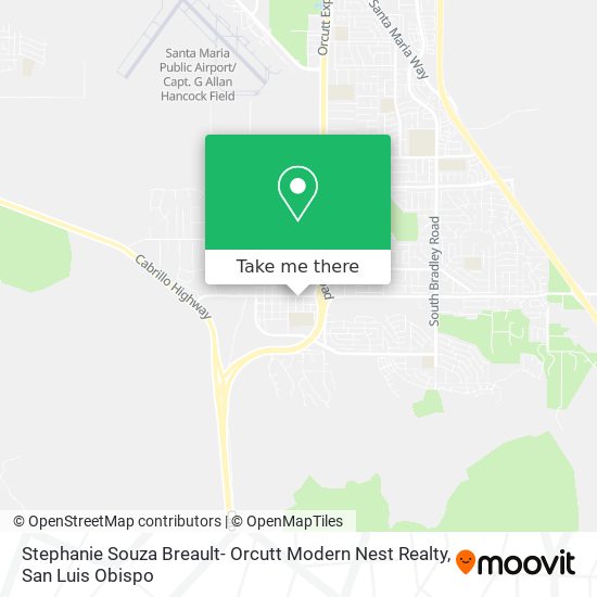 Mapa de Stephanie Souza Breault- Orcutt Modern Nest Realty