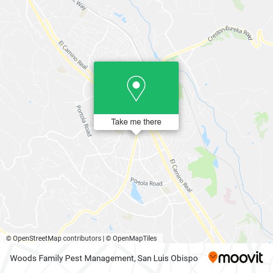 Woods Family Pest Management map