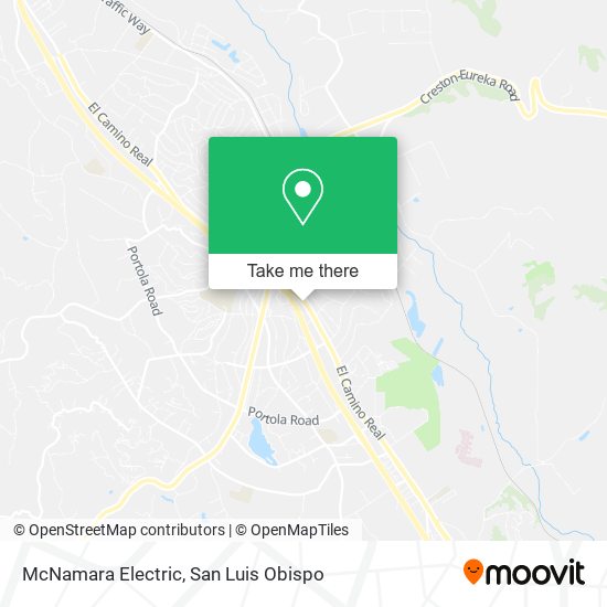 McNamara Electric map