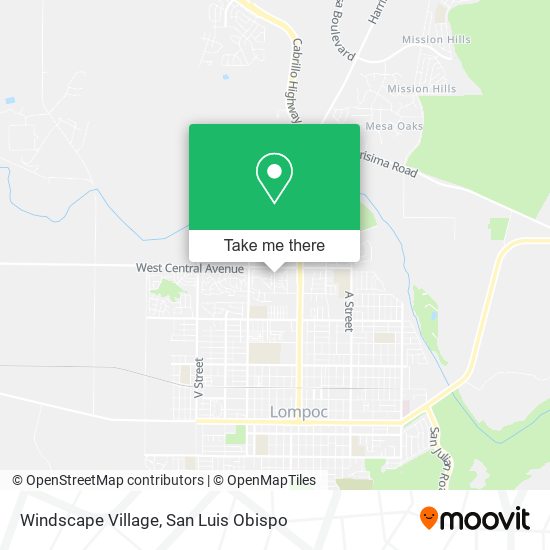 Windscape Village map