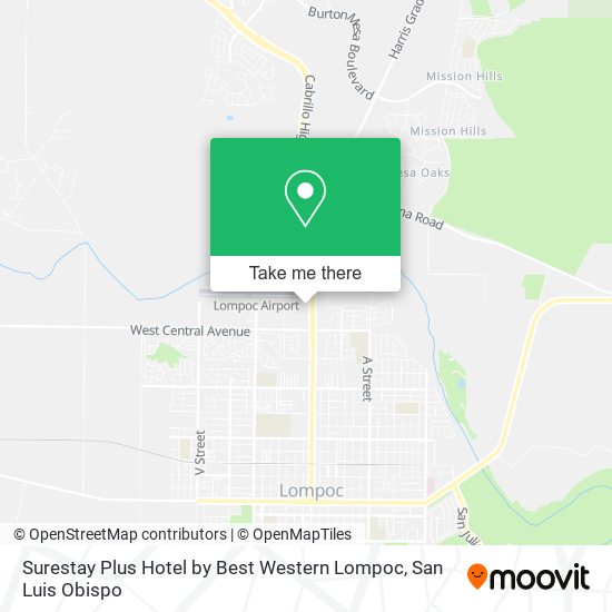 Surestay Plus Hotel by Best Western Lompoc map