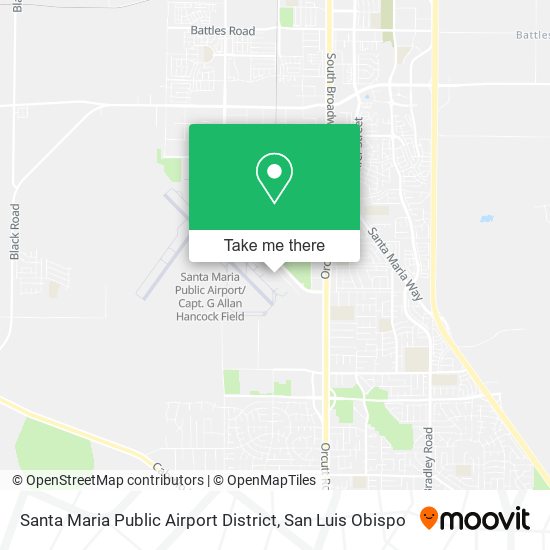 Santa Maria Public Airport District map