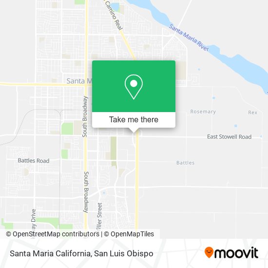 Santa Maria California map