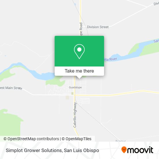 Simplot Grower Solutions map