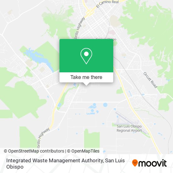 Mapa de Integrated Waste Management Authority